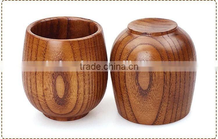 Wooden tea mugs