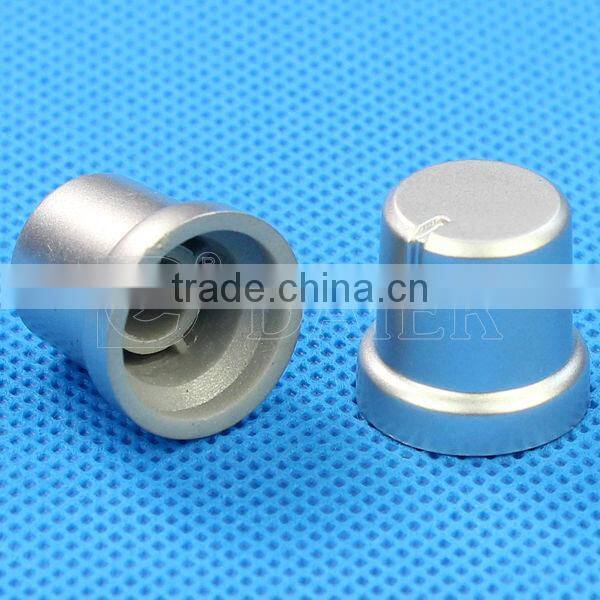 Daier pointer chrome guitar knobs for flat shaft