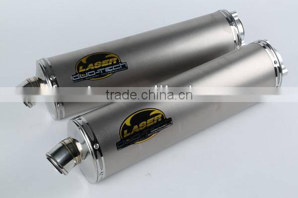 For SUZUKI GSX1300R HAYABUSA 1999- SM Motorcycle Exhaust Pipe LASER Duo-Tech bolt-on mufflerset
