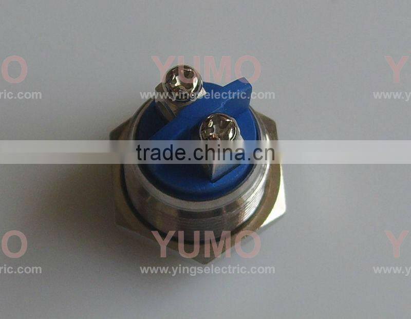JS16H-10 Metal push button switch hexagon round micro switch alternate push pull button