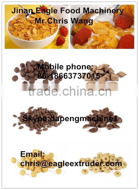 Automatic Breakfast Cereal Corn Flakes Processing Line/Machines/Extruder