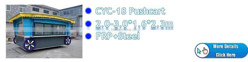 Caravan Trailer Fast Food Kiosk Used Vending Mobile Tricycle