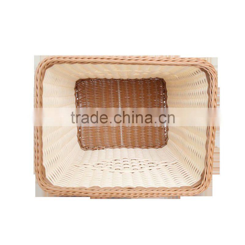 China 2017 new fashion handmade rattan dirty laundry basket