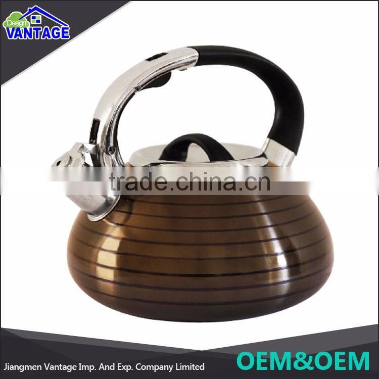 1.5/2.0/2.5/3.0/3.5/4.0L Eco-friendly Stainless Steel Whistling Water Kettle