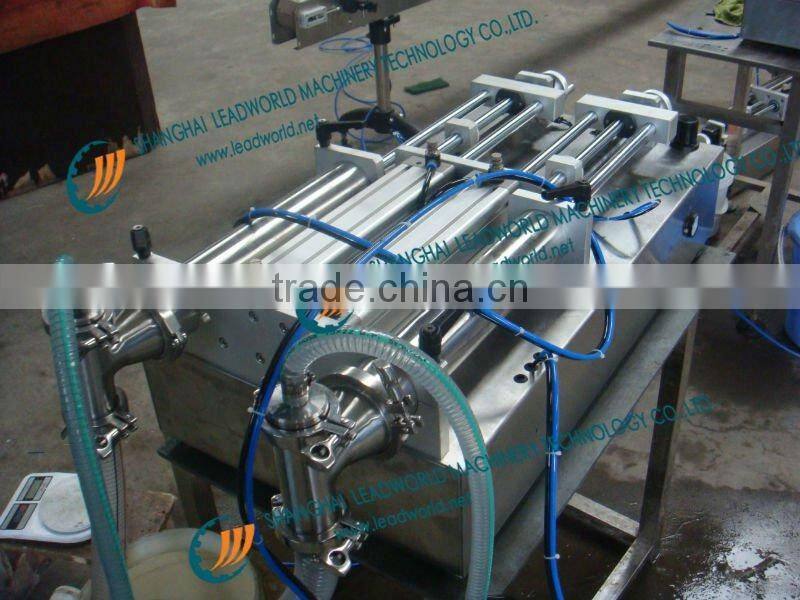 two-head pneumatic mineral water filling machine