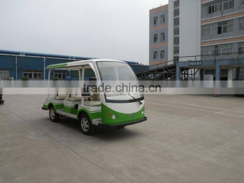 Hot sale sturdy chinese electric shuttle bus tourist mini bus