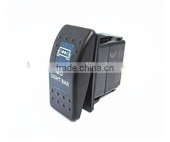 engraved waterproof Rocker Switch for car/motorcycle 12v/24v