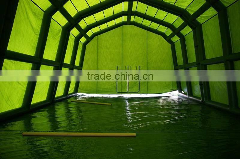 Easy Setup Giant Inflatable Tent Hangar Camouflage for Sale