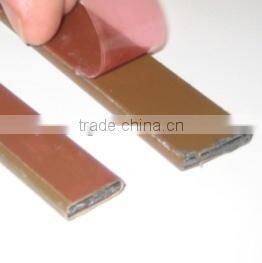 Fireproof intumescent door seal brush strip