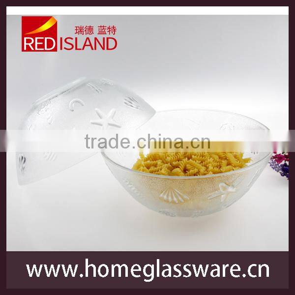 large glass salad bowl soup bowl fruit bowl