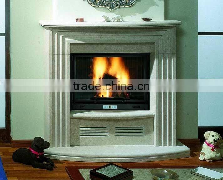 good quality of marble electric fireplace
