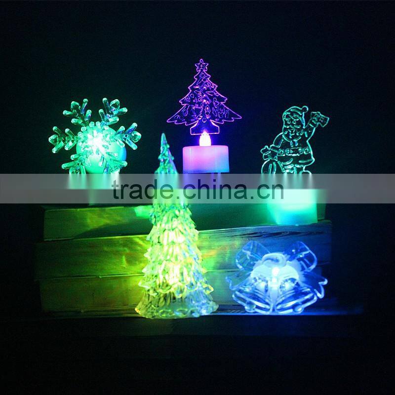 new design Christmas bell decorative colorful led gift christmas gift night light