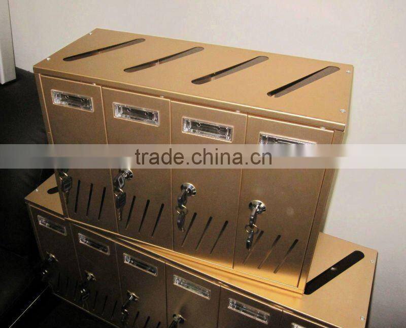 Combined aluminum mailboxes apartment building mailbox