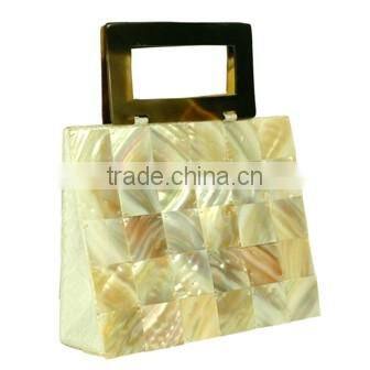 High quality best selling Bamboo Leaf Shell (Horn) Evening Bag from vietnam