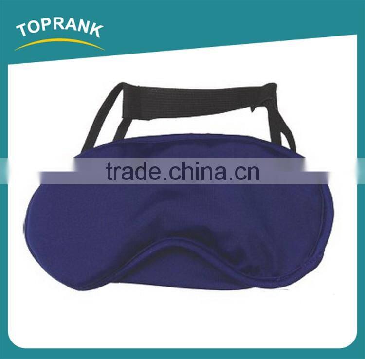 Toprank Soft Polyester Sleeping Eye Mask Travel Airplane Eye Cover Sleeping Eye Blindfold Eyeshade With Micro Bead Stuffing
