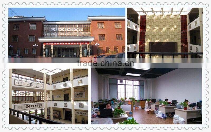 Blue Color Fruit Canning Square Pattern Handled Glass Mason Jar