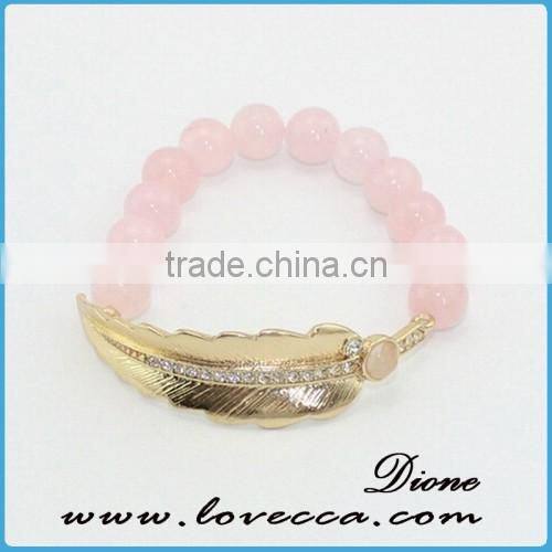 Guangzhou wholesale fashion jewelry synthetic turquoise gemstone stone bead bracelet