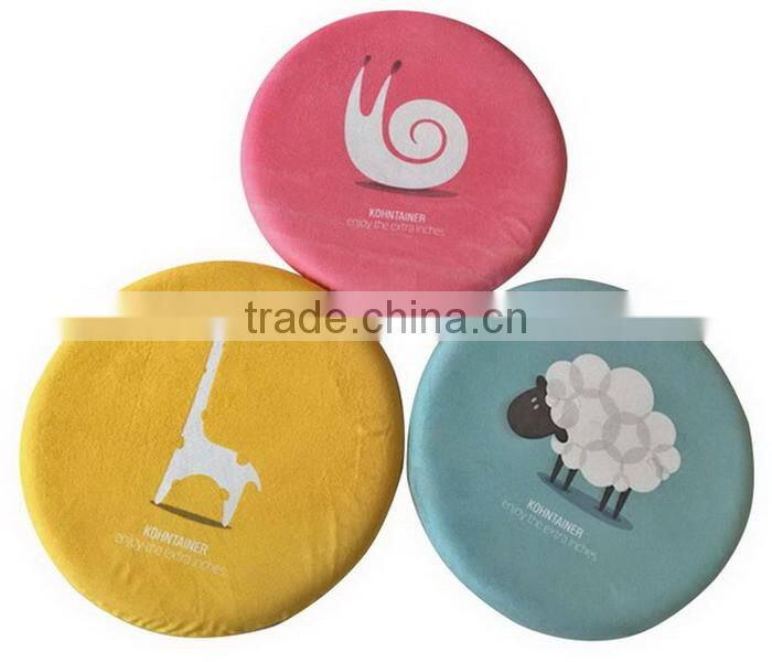Cartoon Printed Round Memory Foam Chair/Seat Cushion Pad