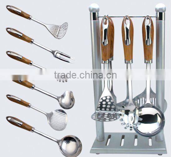 7 pieces Stainless Steel bakelite handle kitchen tools