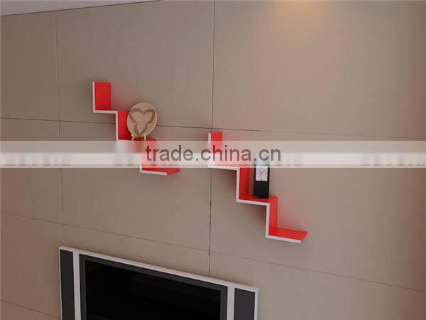 w v shape mdf wall wooden floats