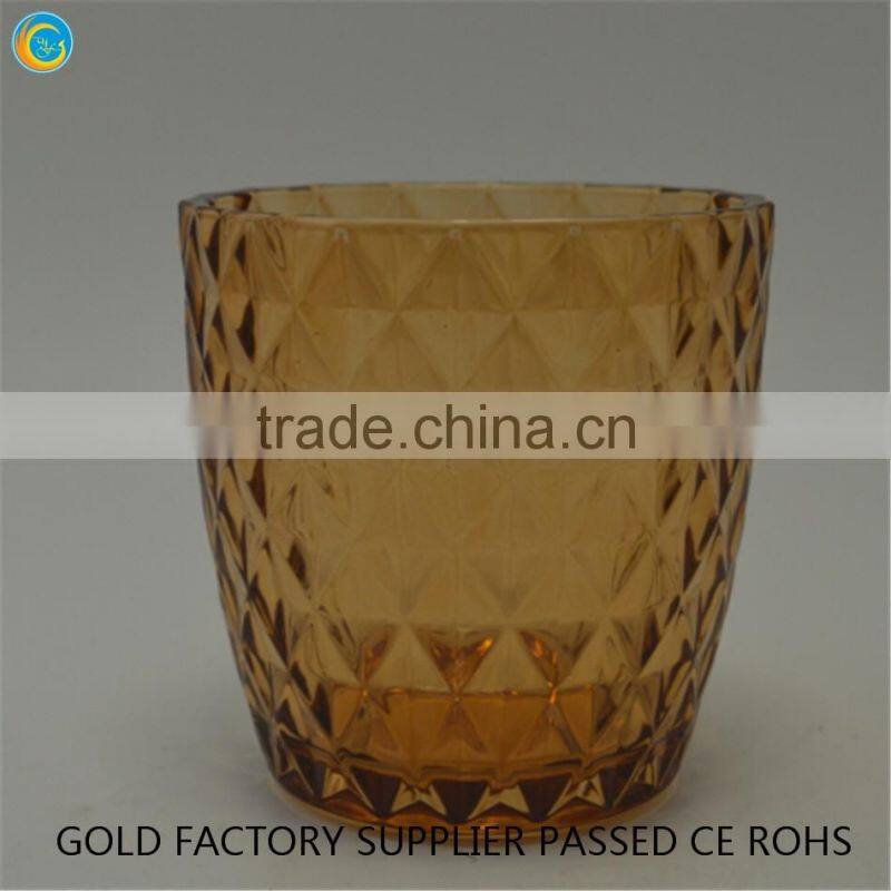 Sprayed yellow light candle lamp warmer candle holders