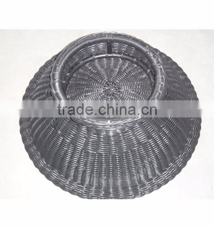 luxury wicker dog bed round rattan