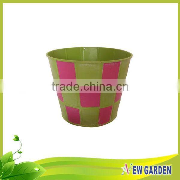 Newgarden Multi-function Barrel Shape Colorful Metal Home Goods Vases