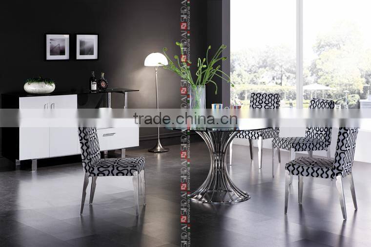 french round dining table / high quality round dining table / 6 seater dining set A-21