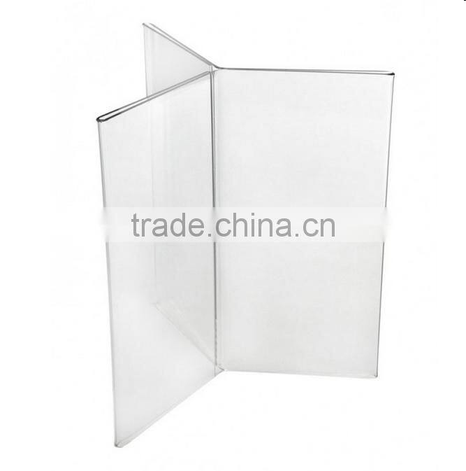 restaurant/hotel/bar acrylic table menu holder