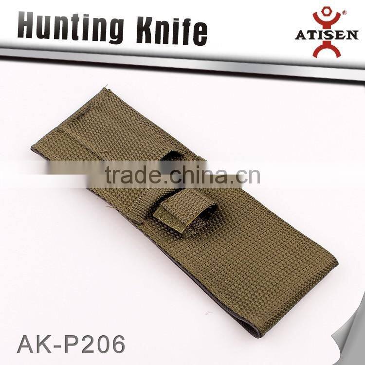Hot Sale Hunting Fixed Knife 3Cr13 Blade Lanyard Wrapped Handle Outdoor Camping Knife Tools With Magnesium Fire Starter