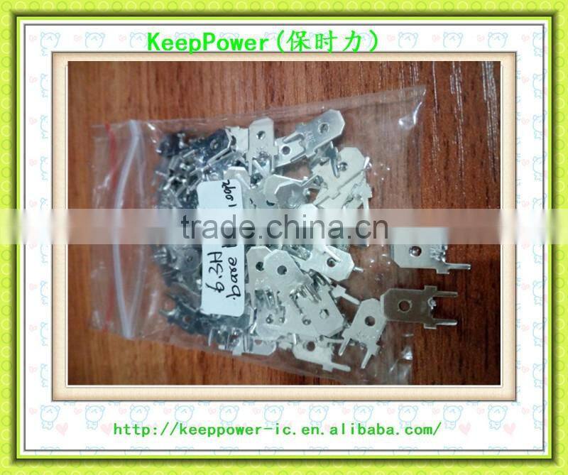 connector 250 inserts 6.3 inserts PCB solder terminals with anti-down positioning 45 degrees / 90 degrees 0.8mm copper tin