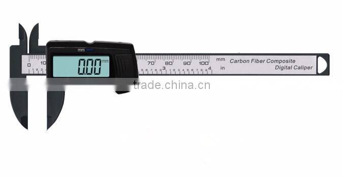 Chinese Plastic Shell Precise Digital Plastic Caliper with Spare Battery