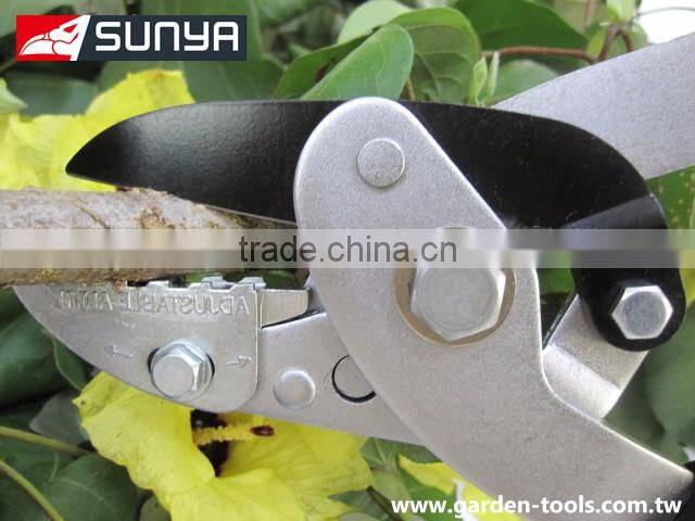 Compound manual anvil lopping shear
