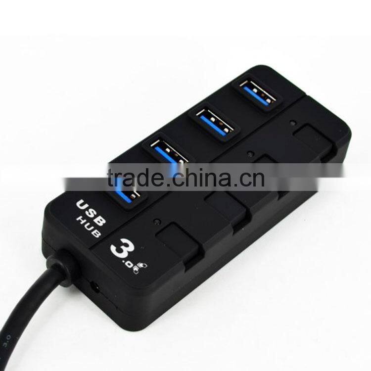 High quality 4 ports USB 3.0 HUB charging port