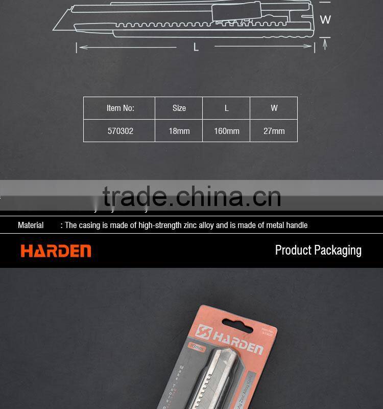 Professional Metal Zinc Alloy Knife Heavy Duty Knife