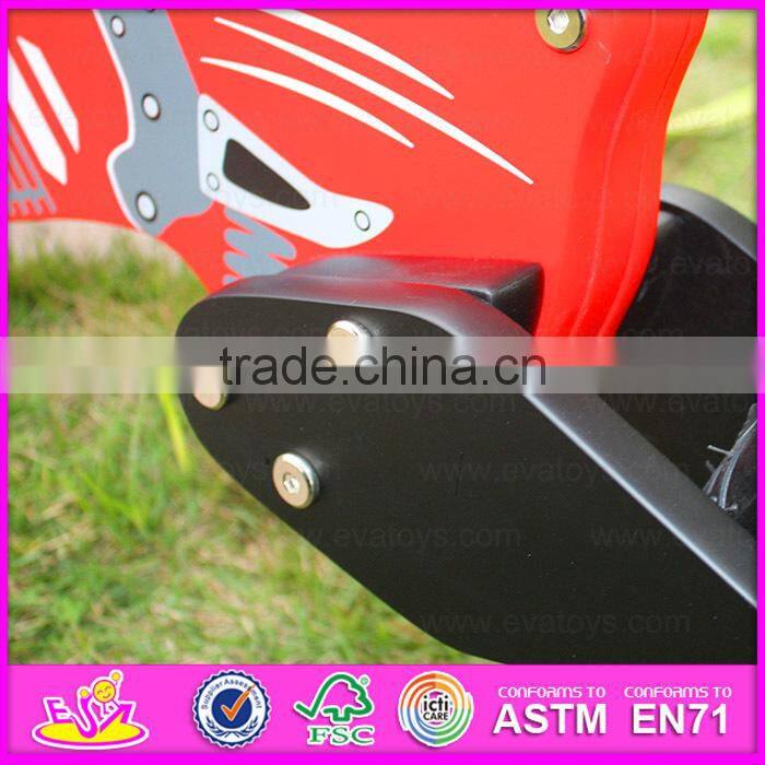 2015 Exhibition item wooden toy bike for kids,Promotion gift Wooden balance bike,High quality children wooden bike toy W16C013