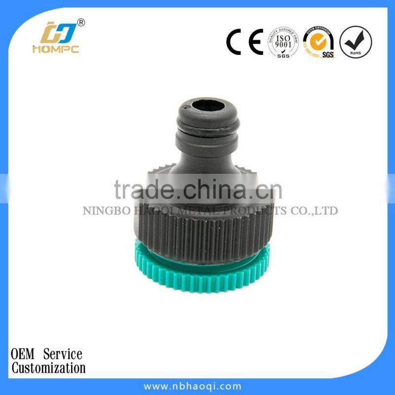 Solid quick water hose connector