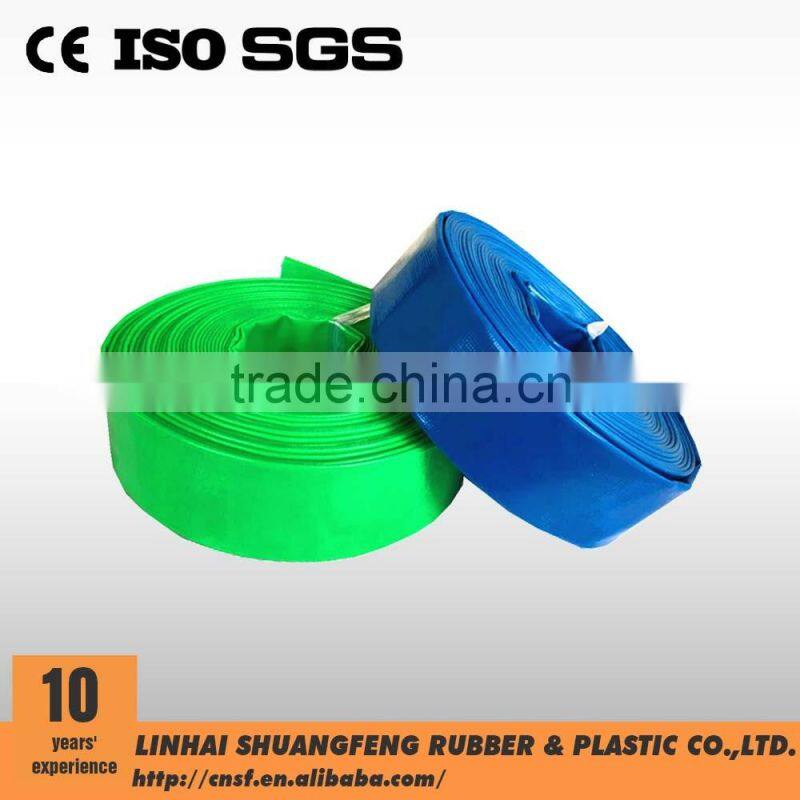 water pump used flexible water hose pipe irrigation discharge