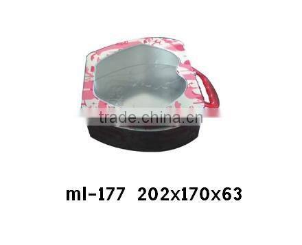 Metal Kid's Lunch Box, Handle Tin