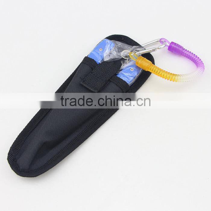 Multipurpose Fishing Pliers With Folding Knife And Saw Attach Black Bag And Convenient Strap