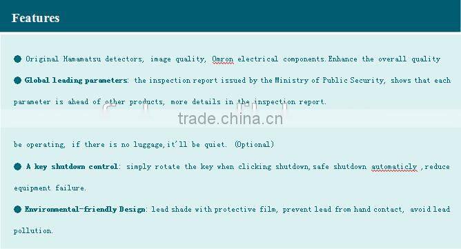 x ray regular luggage security scanner