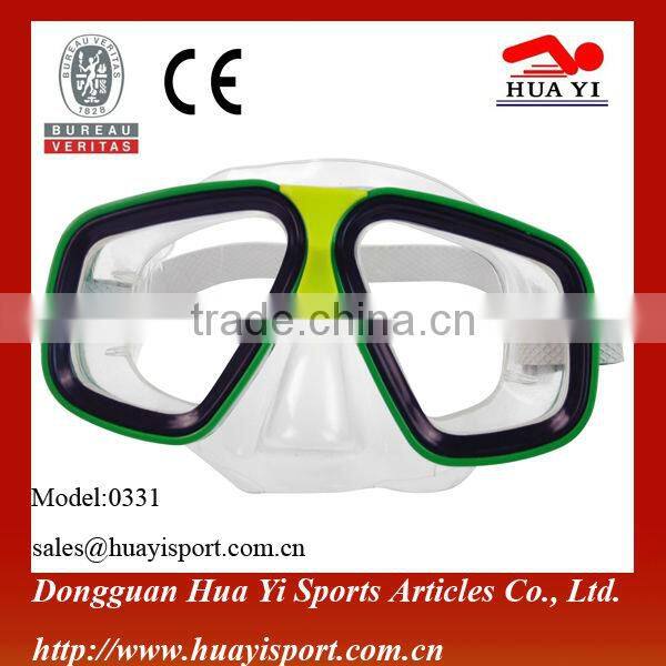 Diving epuipment swimming scuba set silicone/pvc mask & half dry silicone/pvc mouth piece snorkels China wholesale