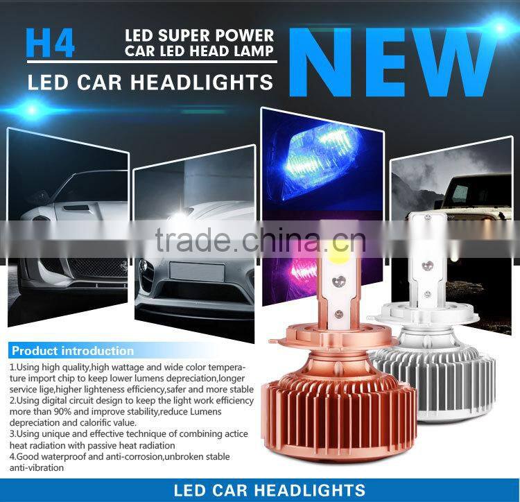 high low beam H4 Auto LED Head Light Lamp factory wholesale