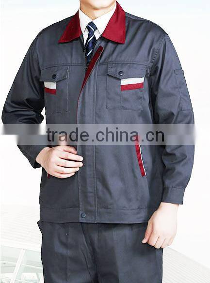 2016 wholesale OEM industrial unisex workwear factory uniform