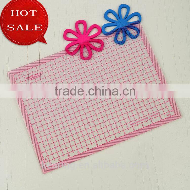 Kearing 5*15*0.12cm rectangle patchwork Grading rulers for sewing 1.2mm thickness Plastic Rulers# W5150