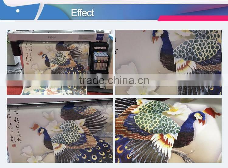 1.2m with TFP printheads dye sublimation photo printer for polyester