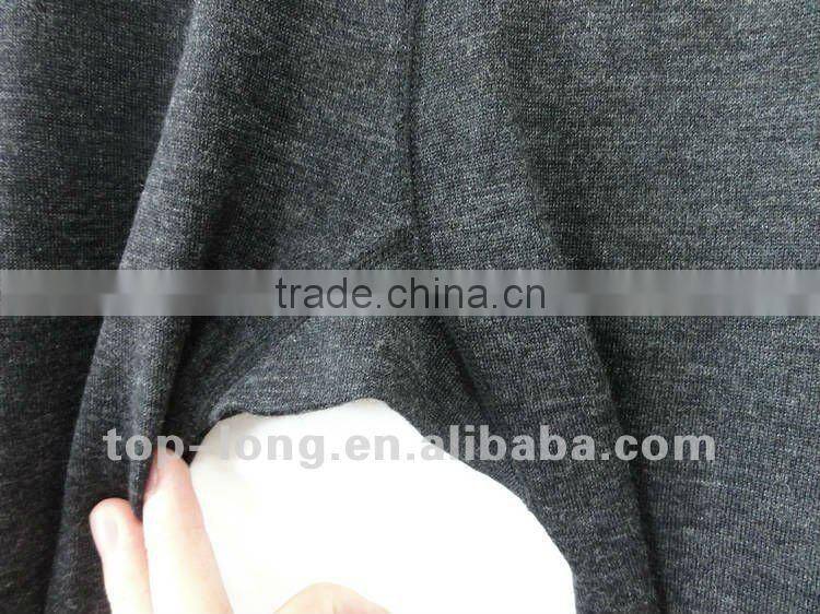 100% merino wool thermal underwear of women charcoal crew&pant long johns