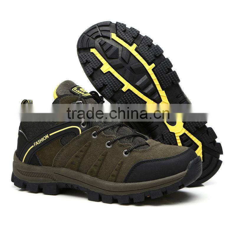Lovers outdoor middle hiking traveling climbing Shoes boots for pedestrianism or sport can with villi or not