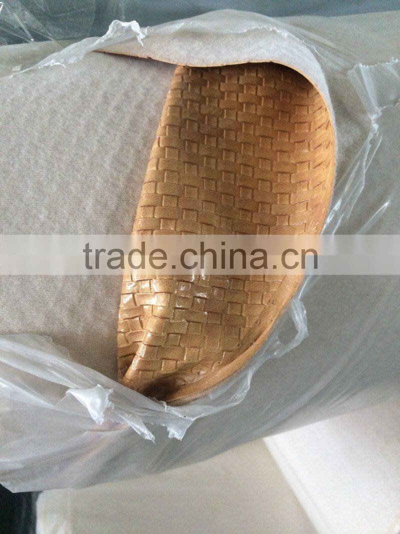 A Grade PVC Shiny Printed Leather Stock Lot For Bags