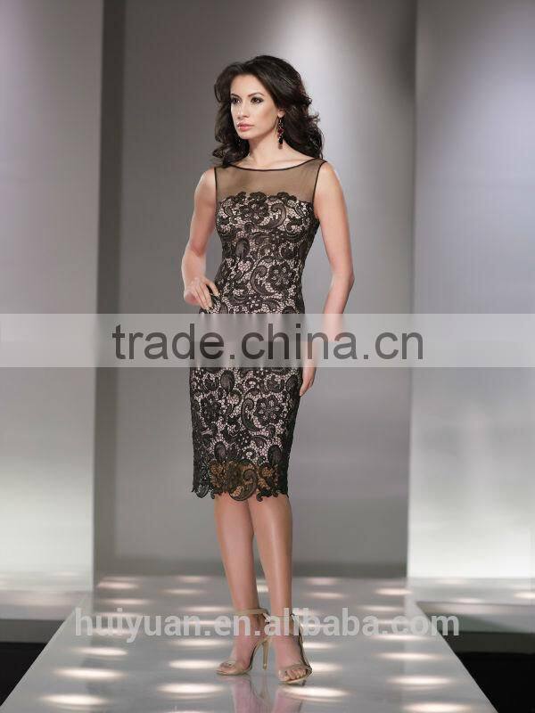 beautiful sexy fashion lady lace knee length latest night dress